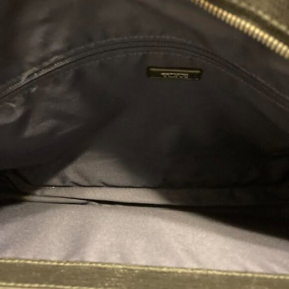 Tumi Sinclair Nina 3 Black Compartment Laptop Commuter Brief Tote Bag Purse - Picture 15 of 16